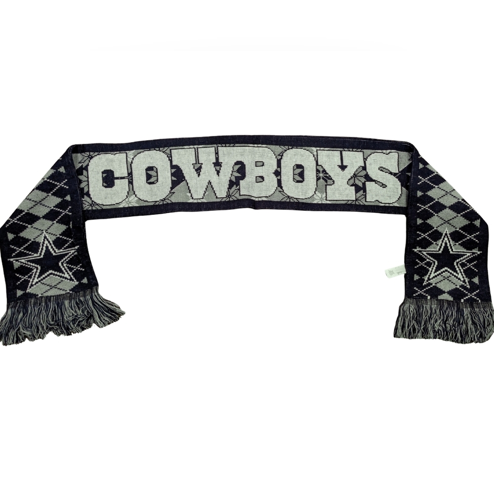 NFL Dallas Cowboys Reversible Scarf With Fringe